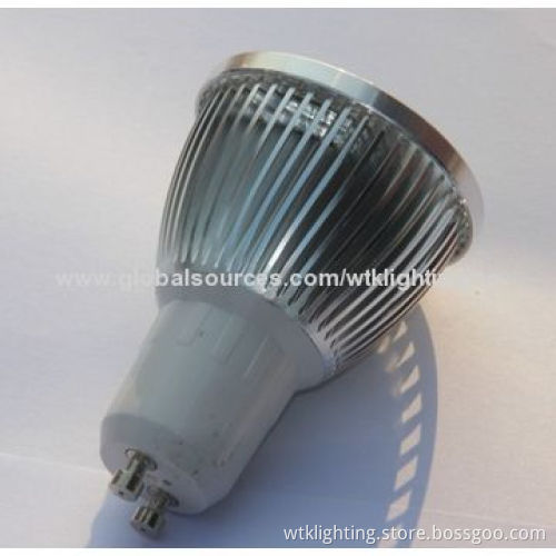 7W COB LED Spotlight, 560lm/GU10/MR16/E27 Base/Aluminum Housing/2,700-3,500/3,500-5,000/5,000-7,000K
